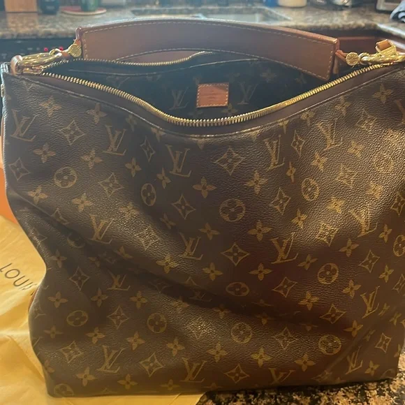 Louis Vuitton Brown Monogram Hobo Bag - Picture 3 of 16